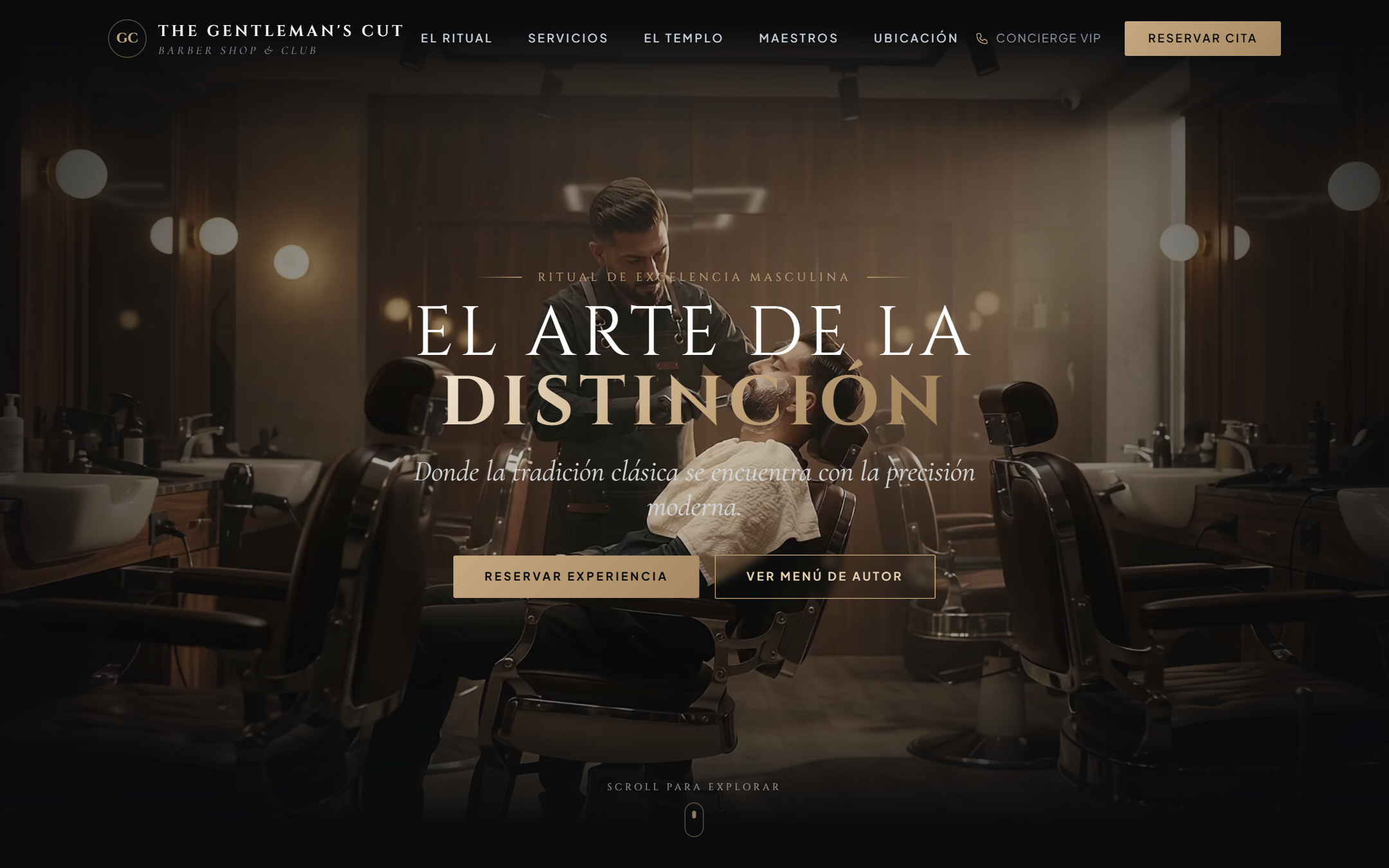 Captura de pantalla de The Gentleman's Cut
